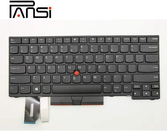 Alt view image 2 of 4 - US No Backlit Keyboard for Lenovo ThinkPad Compatible T480s T490 E490 L480 L490 L380 L390 L380 Yoga L390 Yoga E490 E480