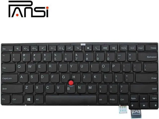 Alt view image 2 of 4 - PANSI Laptop Replacement Keyboard for Lenovo ThinkPad T460s T470s Laptop No Backlight 6 Fixing Screws