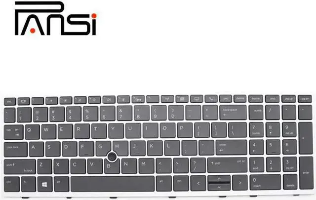 Alt view image 2 of 4 - PANSI Replacement Laptop Keyboard Compatible for HP Elitebook 850 855 G5 850 G6 750 755 G5 Zbook US Backli