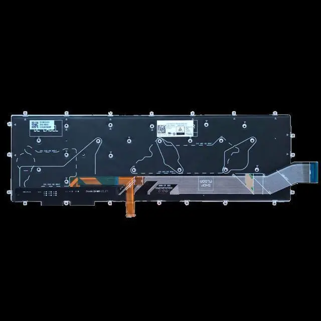 Alt view image 4 of 4 - FOR Dell Notebook for Keyboard for Laptop Dns Clevo Black Packard Bell Alienware M15 M17 R1 2019  US