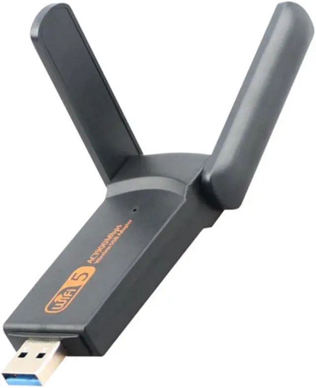 Alt view image 3 of 3 - USB Wireless Network Card WIFI5 Dual Frequency AC5G Desktop Notebook AX1900 Computer Mobile Phone Transmitter Receiver