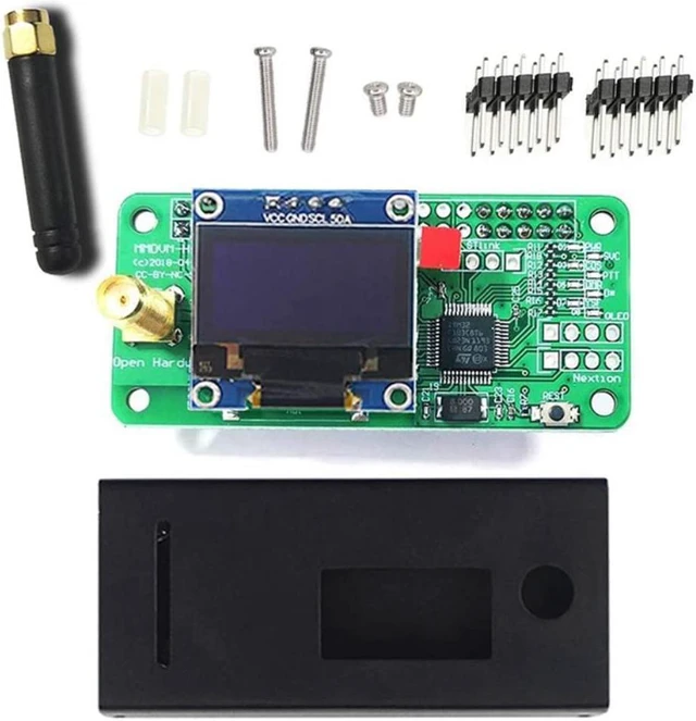 MMDVM Hotspot Spot Radio Station+ Antenna+OLED+ Black Case With Screen ...