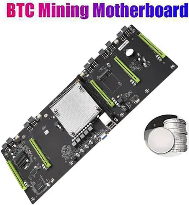 ETH79-X5B BTC Mining Motherboard with E5 2620 CPU+128G SSD+8G DDR3 RAM ...