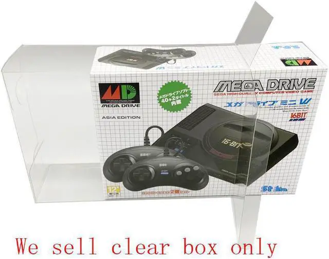 Main image of 100pcs Japan  version  Protecive box For sega MD mini  for Genesis mini game console storage box display   box