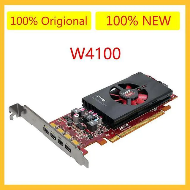 Alt view image 5 of 7 - Graphics Card For AMD FirePro Pro W4100 Workstation Graphics Graphic Card 2G DDR5 Computer Video Cards