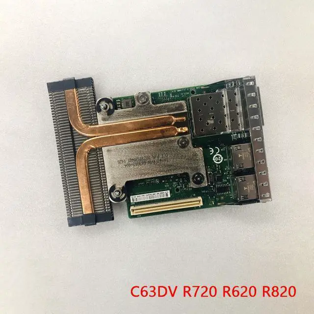 Main image of For DELL R730 R720 X520+I350 0C63DV MT09V NWMNX 10GB+1GBE Network Card Module