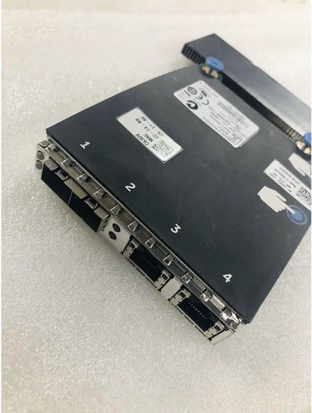 Alt view image 3 of 3 - For DELL R730 R720 X520+I350 0C63DV MT09V NWMNX 10GB+1GBE Network Card Module