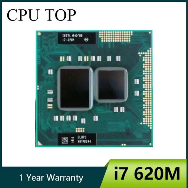 Alt view image 2 of 2 - Intel Core i7 620M SLBTQ / SLBPD 2.66GHz 4M Socket G1 Laptop Processor CPU