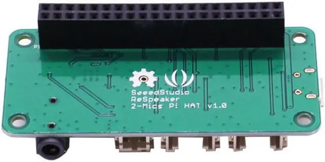 Alt view image 3 of 3 - Raspberry Pi Respeaker Intelligent Voice Module Dual Microphone AI Expansion Board for Raspberry Pi Zero 3B+3B Zero WH