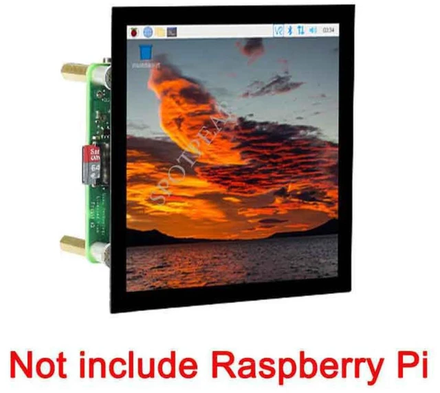Alt view image 2 of 3 - Raspberry Pi 4inch HDMI Capacitive Touch IPS LCD Display 4 inch lcd compatible with HDMI