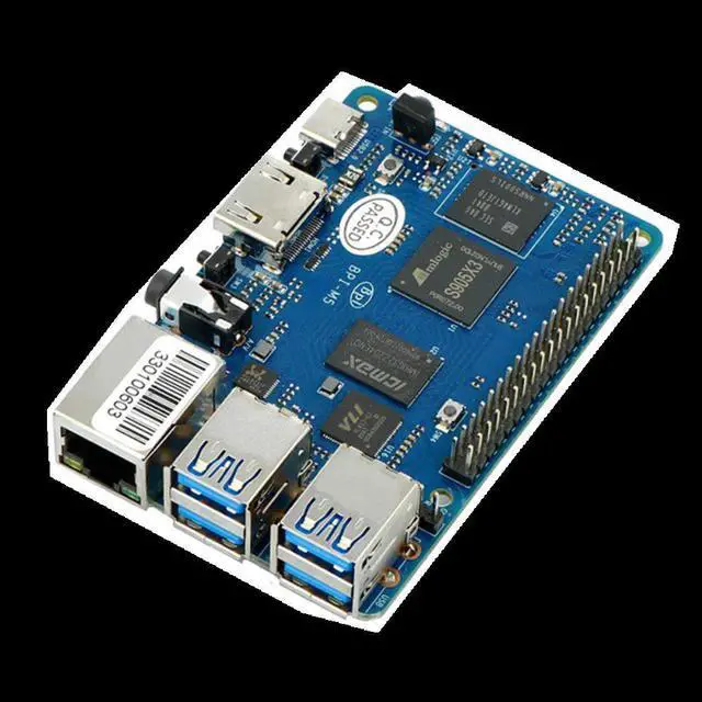 Alt view image 3 of 3 - Banana Pi BPI-M5 with Amlogic S905x3 chip design 16G eMMC, High Performance like 4B compatible with Raspberry Pi 3B Size