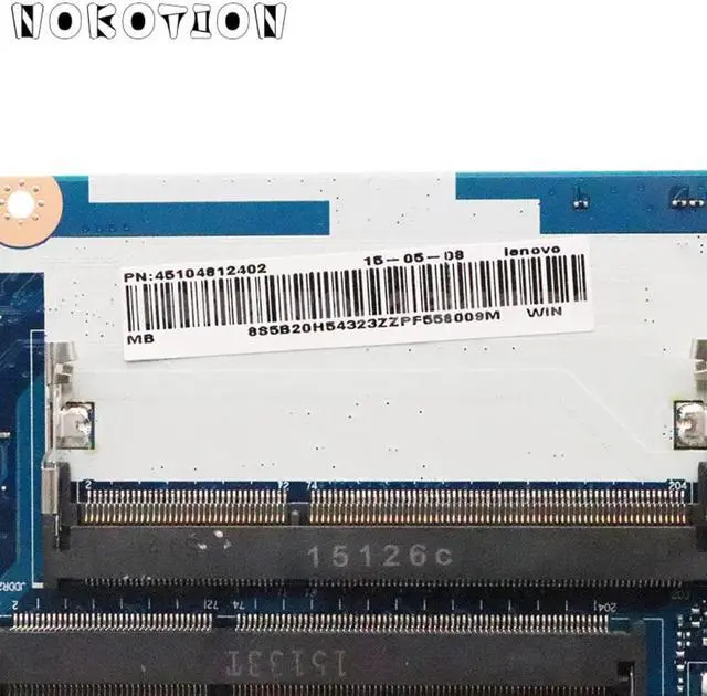Alt view image 3 of 6 - 5B20H54323 ACLU3 ACLU4 NM-A362 MAIN BOARD For Lenovo IdeaPad G50-80 Laptop Motherboard I3-4030U CPU DDR3L