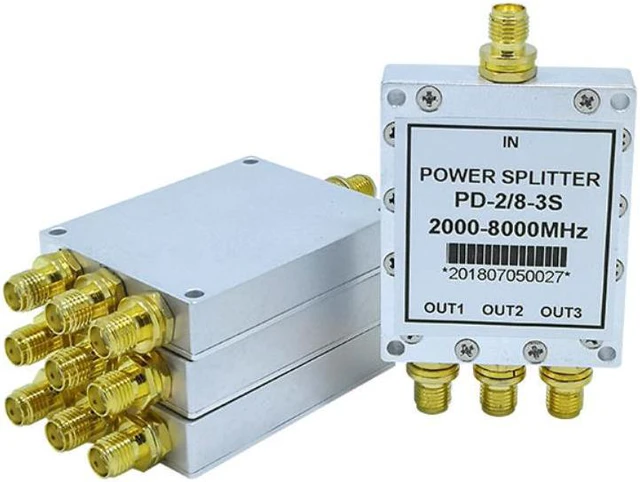 TOJOIN Microstrip RF Power Divider – 8GHz Passive Splitter (2/4/8/12 Way) SMA Or N-Type Connector