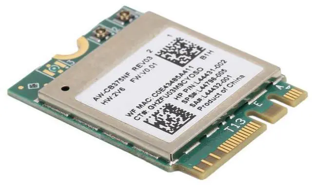 Alt view image 2 of 3 - Wifi Module 2.4/5.0GHz Bluetooth 5.0 M.2 NGFF Wireless Network Card 802.11a/b/g/n/ac