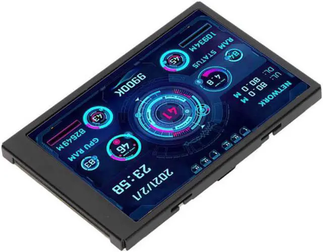 Alt view image 3 of 6 - 3.5inch IPS USB Mini Screen AIDA64 PC CPU RAM Data Monitor PC Sensor Panel Display Temperature Monitor Computer Temp Monitor
