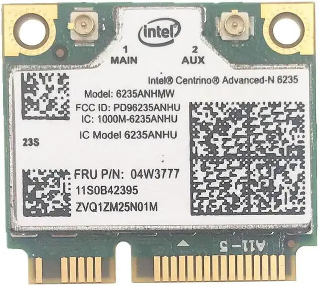 Alt view image 2 of 2 - For Lenovo M73z M83 M92 M92p M93 M93p M93V M93Z Wireless N Intel 6235 300M Wifi Bluetooth-compatible 4.0 Card  04w3777