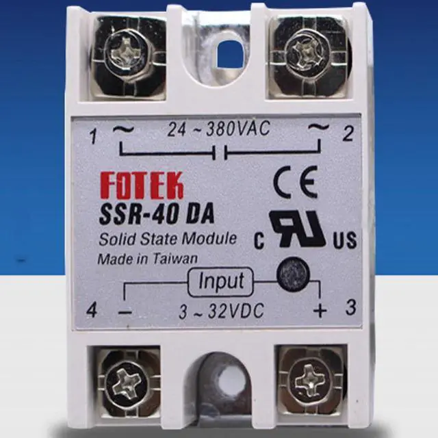 Main image of 4pcs/lot SSR-40 DA 24V-380V 40A 250V DC to AC Solid State Relay Module for Arduino SSR-40DA Temperature Controller