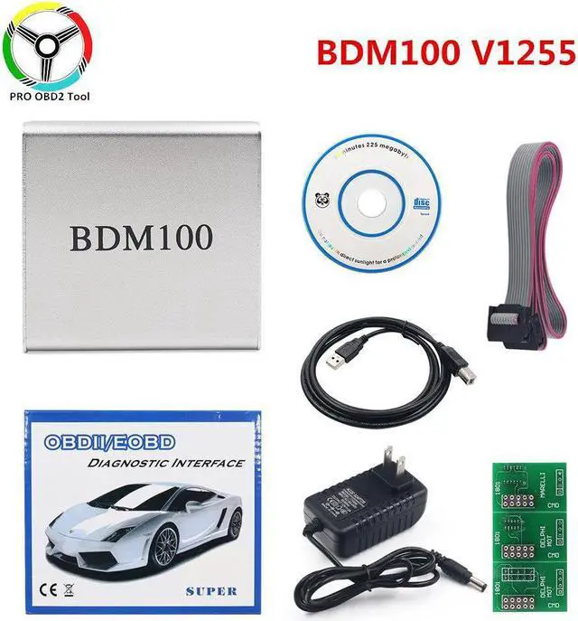 Alt view image 5 of 7 - Quality BDM100 V1255 ECU Programmer ECU Chip Tool BDM 100 ECU Plasher Car Styling BDM-100 CDM EDC 1255 Adapter