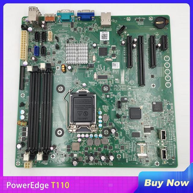 For DELL PowerEdge T110 Desktop Motherboard 35T23 V52N7 X744K