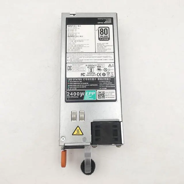Alt view image 2 of 3 - D2400E-S2 For DELL Switching Power Supply DPS-2400BB B KKP69 0KKP69 2400W 80PLUS PLATINUM EPP 94% Efficiency