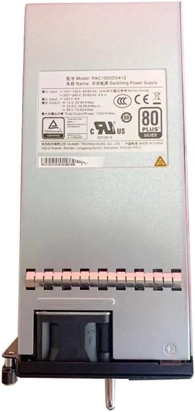 Alt view image 2 of 3 - PAC1000D5412 For Huawei S5720/S5730/S6720 AC Power Module 1000W