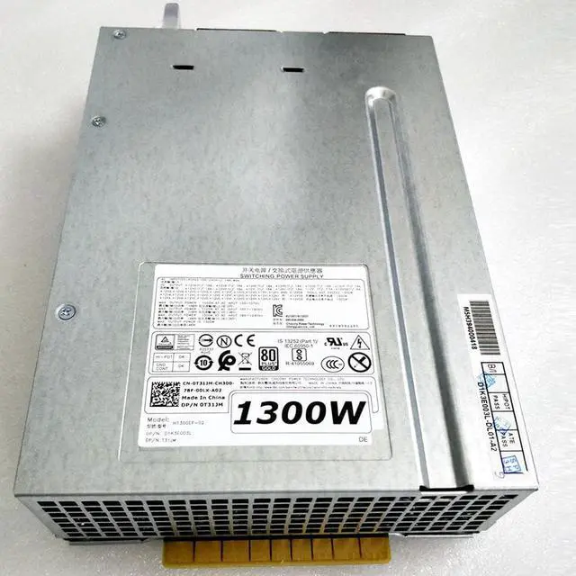 Alt view image 2 of 3 - 1300W For DELL T5810 T7810 T7910 Workstation Power Supply H1300EF-02 T31JM V5K16 Perfect Test