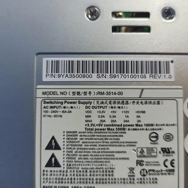 Alt view image 3 of 3 - Power Module For RM-3514-00 RMG-4514-00 350W Fully Tested