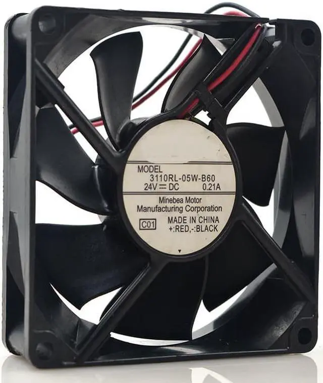 Alt view image 3 of 3 - 3110RL-05W-B60 24V 0.21A 8025 8CM inverter double ball silent fan