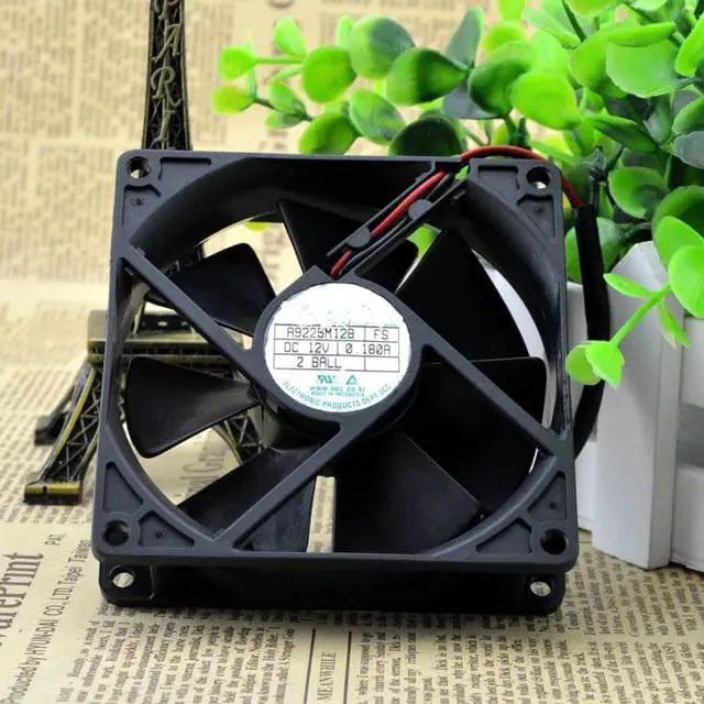 Alt view image 3 of 3 - A9225M12B 9225 12V 0.18A 2 line large air volume double ball cooling fan
