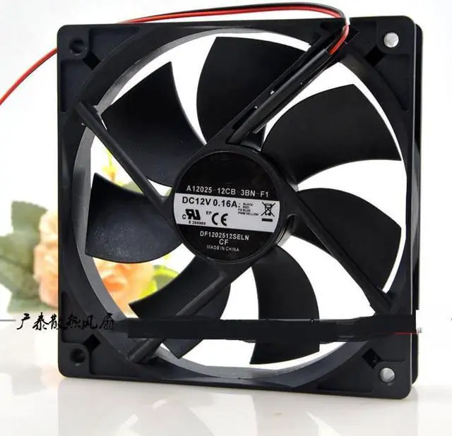 Main image of A12025-12CB-3BN-F1 12cm 12025 12V 0.16A 3-wire ultra-quiet host power supply exhaust chassis fan