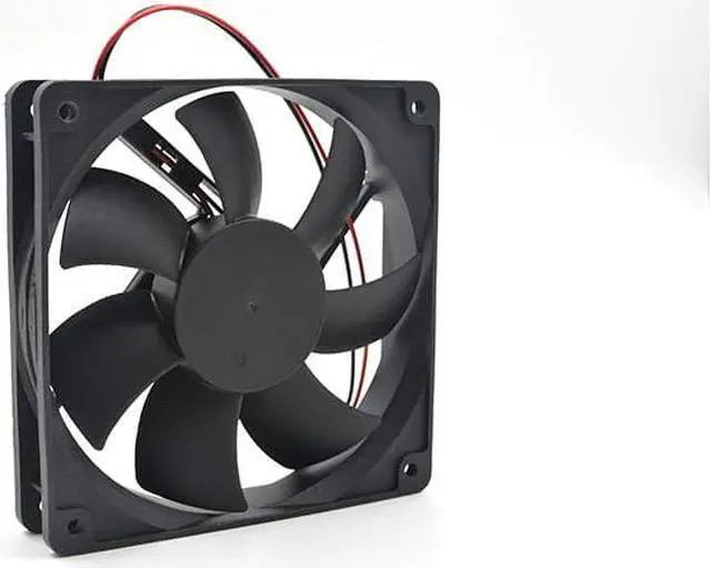 Alt view image 2 of 3 - AD1212MB-A71GL 12cm 12025 12v 0.33A chassis silent power supply fan