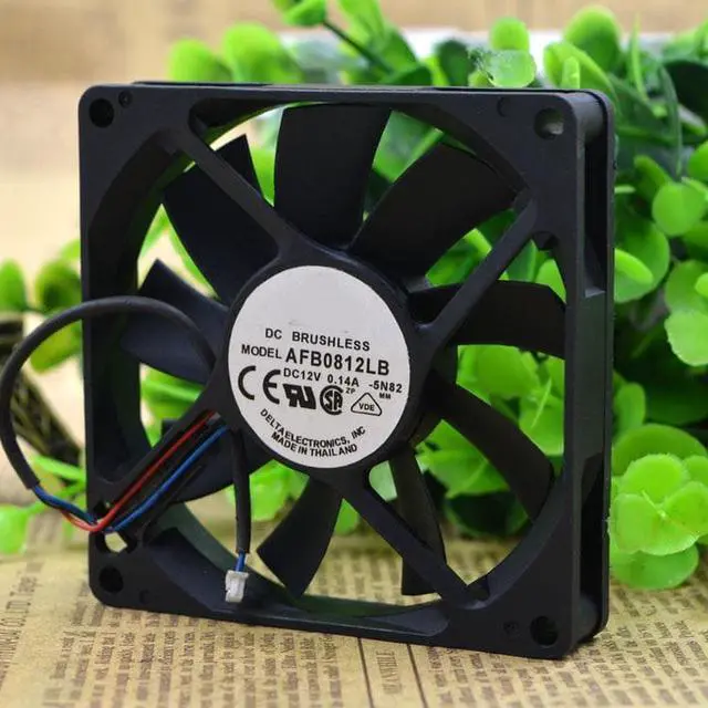 Main image of AFB0812LB 12V 0.14A 8cm 8015 super quiet chassis cooling fan