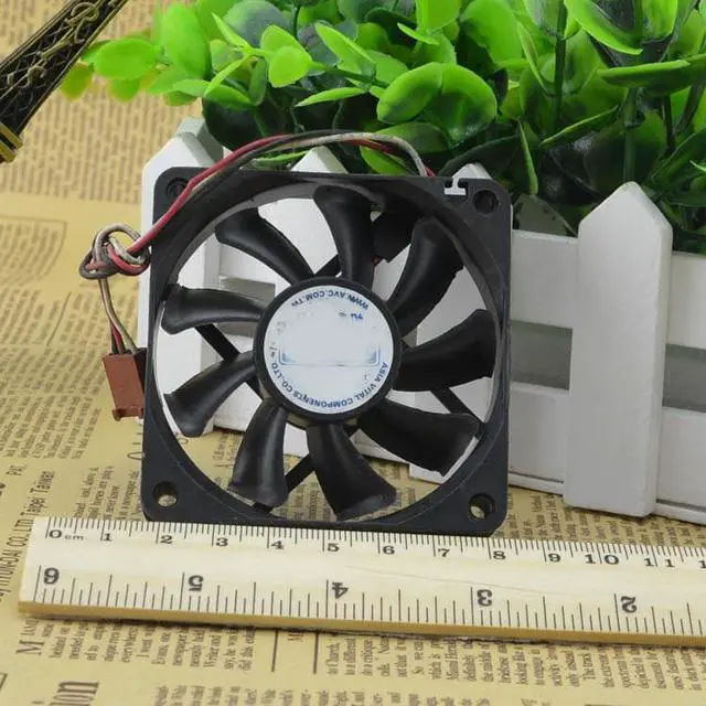 Alt view image 2 of 3 - C7015B12LY 7015 DC12V 0.15A 7CM 3 line CPU mute chassis cooling fan