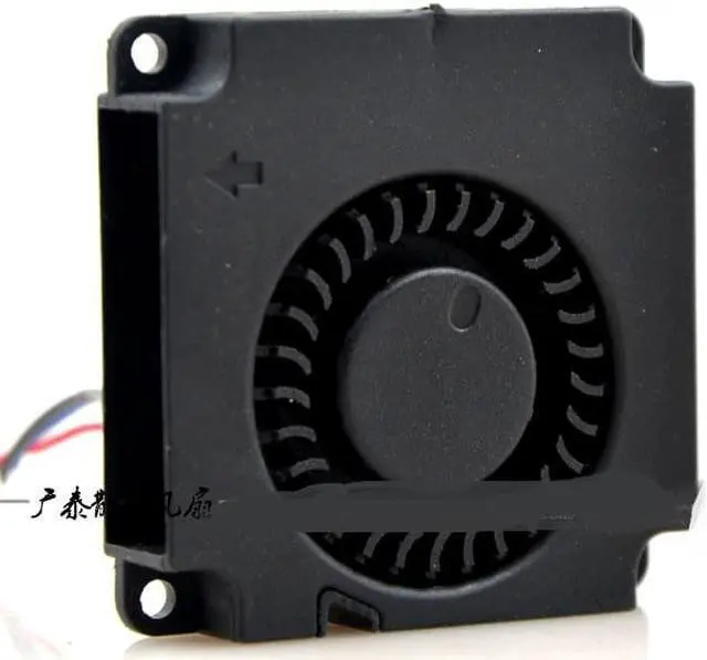 Alt view image 2 of 3 - BFB0412HHA 12V 0.10A 4010 4cm 3-wire double ball turbo blower cooling fan