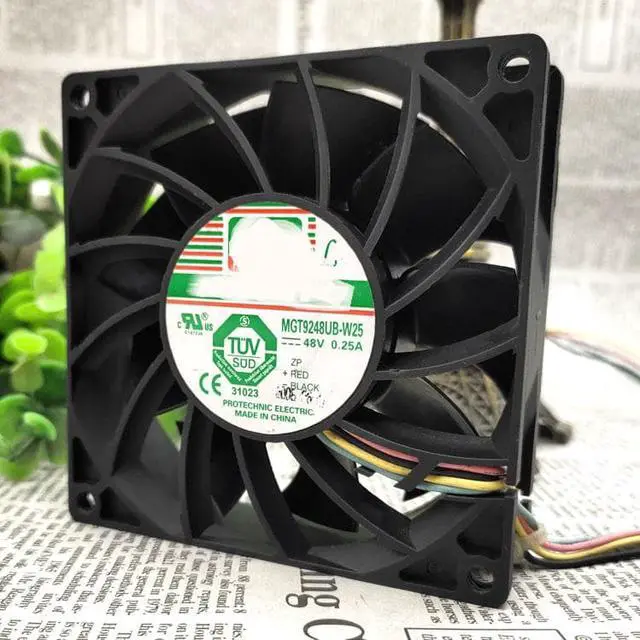 Main image of MGT9248UB-W25 48V 0.25A 9225 9CM 4-wire high air volume cooling fan