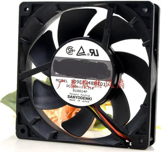 Main image of 109R1248H101 12cm 48V 12038 0.15A industrial control chassis cooling fan