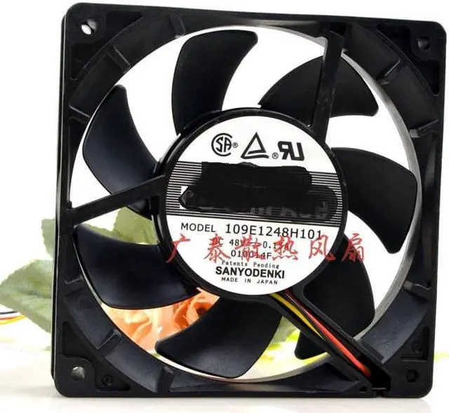 Alt view image 3 of 3 - 109R1248H101 12cm 48V 12038 0.15A industrial control chassis cooling fan