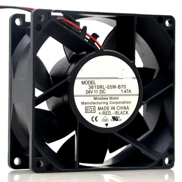 thumbnail interactive-video image 1 of NMB 4715VL-05W-B70 Cooling Fan 24V 1.20A - New, Fast Shipping 1 of 2
