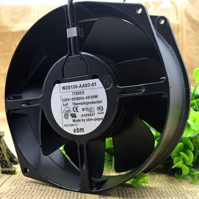 Main image of The W2S130-AA03-01 230V 15055 2 line metal high temperature resistance fan
