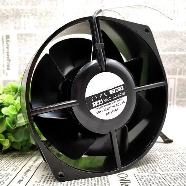 Alt view image 3 of 3 - T750DX 17.2cm 17255 100V 43/40W all metal cooling fan