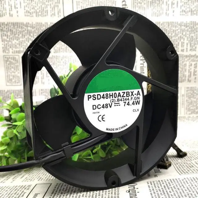 Alt view image 3 of 3 - PSD48H0AZBX-A 48V 74.4W 17251 4-wire high air volume axial flow cooling fan