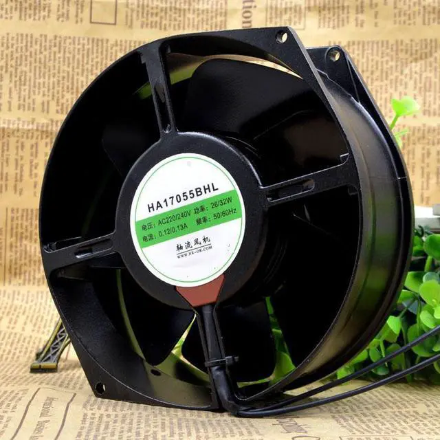 Main image of HA17055BHL 17055 220/240V 0.12/0.13A 2-wire all-metal heat-resistant cooling fan