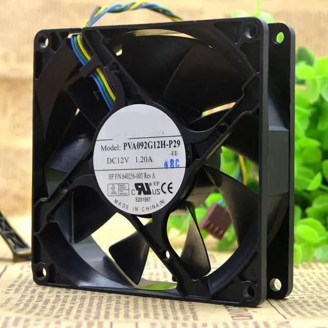 Main image of 9025 9cm pva092G12H-P29-EE HP 640256-001 12V 4-wire cooling fan