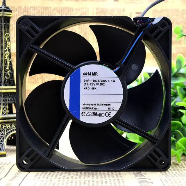 Main image of 4414mr 170mA 12038 24V 4.1W 12CM 2 wire inverter cooling fan