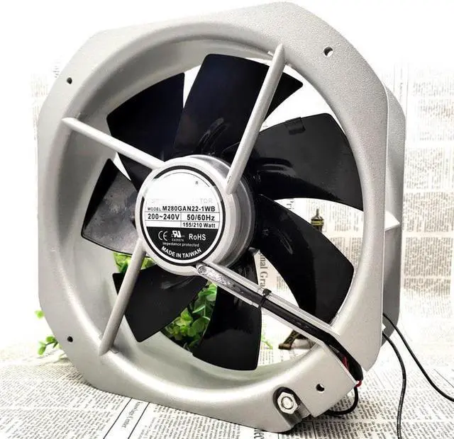 Main image of M280GAN22-1WB 28089 200~240V 50/60Hz full iron leaf high temperature resistant fan