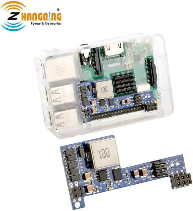 Alt view image 3 of 6 - POE Passive PiHat PCB Board Output 5V 10W PoE for Raspberry Pi 3B+ or Pi 4, GPIO and serial use