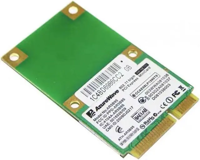 Alt view image 3 of 3 - Wireless wifi Half Mini PCI-E Card Atheros AR5B95 AR9285 BGN PCI-E 802.11b/g/n WIFI Network Express Card