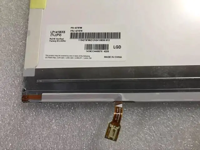 Alt view image 5 of 6 - Laptop LCD Screen B141EW05 V3 LP141WX5 TLN1 LTN141AT12 with buckle For DELL E5400 E5500 E6400 notbook
