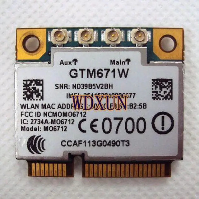 Alt view image 3 of 3 - High-speed multi-mode 3 G module OPTION GTM671 WIFI+3G MODULE 14.4M WCDMA HSUPA PCI-E