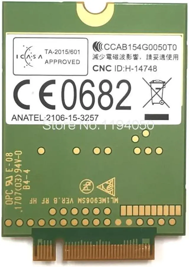 Alt view image 3 of 3 - Unlock HUAWEI ME906S-158 4G LTE / HPSA + Mobile Broadband WWAN Module B1, B2, B3, B5